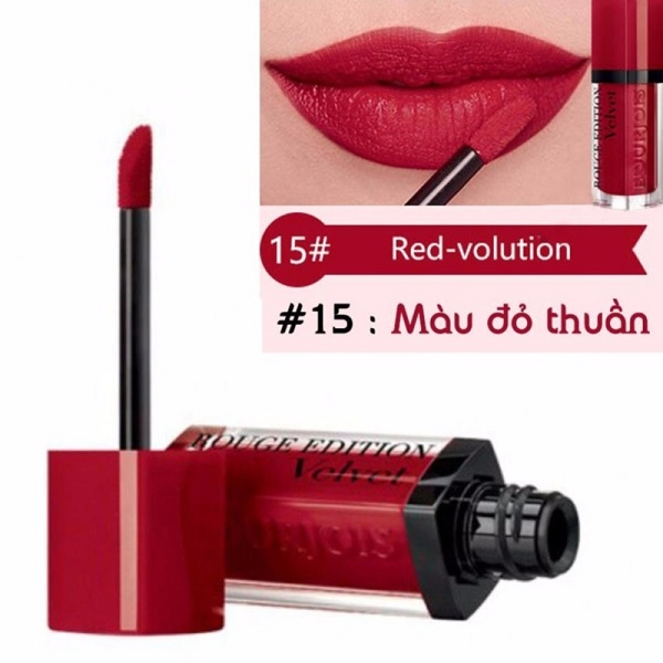 Ảnh minh họa sản phẩm: Son Bourjois Velvet 15 Red Volution (6)