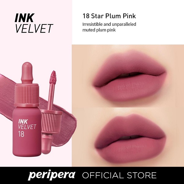 Sản phẩm: Son Peripera Ink Velvet 18 Star Plum Pink (2)