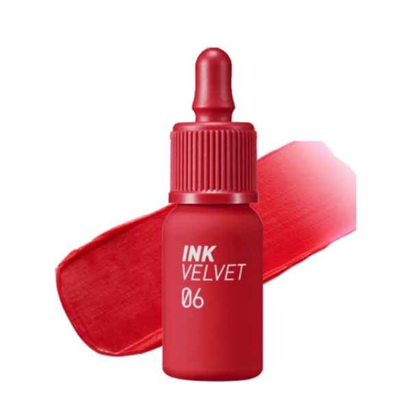 Son môi Peripera Ink Velvet Lip Tint 06 Purdy Red