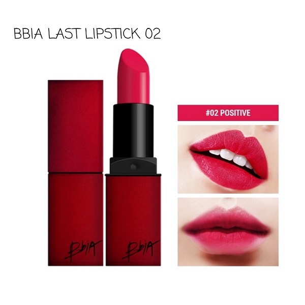 Hình minh họa sản phẩm: Son Bbia Last Lipstick 02 Positave (1)