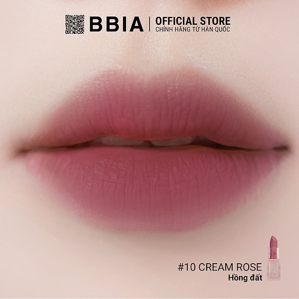 Hình minh họa sản phẩm: Son Bbia Last Powder Lipstick 10 Cream Rose (3)