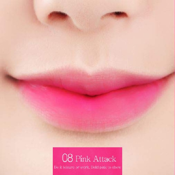 Hình minh họa sản phẩm: Son Bbia Last Velvet Lip Tint 08 Pink Attack (2)
