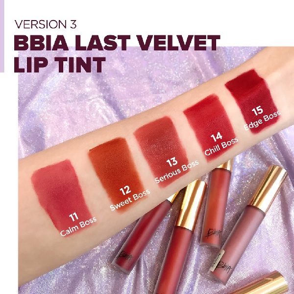 Hình minh họa sản phẩm: Son Bbia Last Velvet Lip Tint 15 Edge Boss (5)