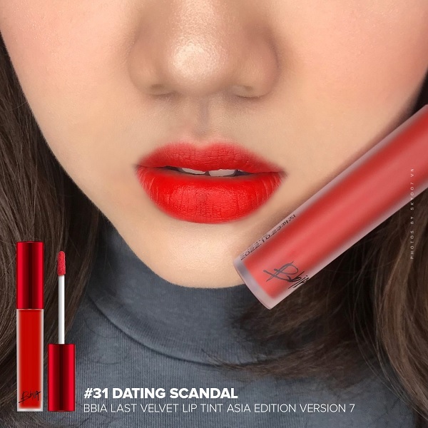 Hình minh họa sản phẩm: Son Bbia Last Velvet Lip Tint 31 Dating Scandal (2)