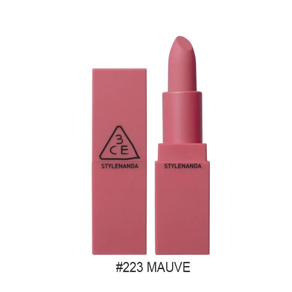 Ảnh minh hoạ: Son 3CE Matte Lip Color 223 Mauve màu hồng tím